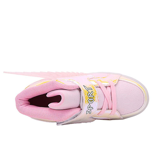 Barn Led Light Skor Pojkar Flickor Sneakers Löparskor 2Dh618 Pink 34