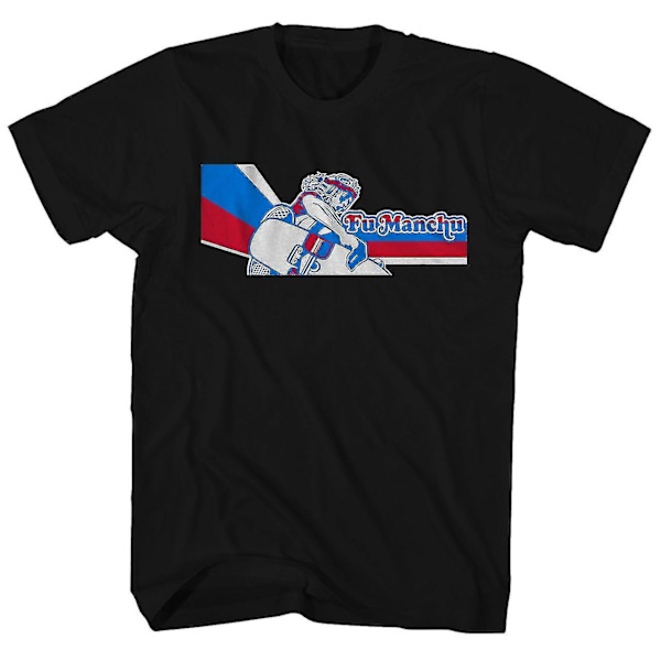 Fu Manchu T Shirt Handlingen är en gå affischkonst Fu Manchu T-shirt M
