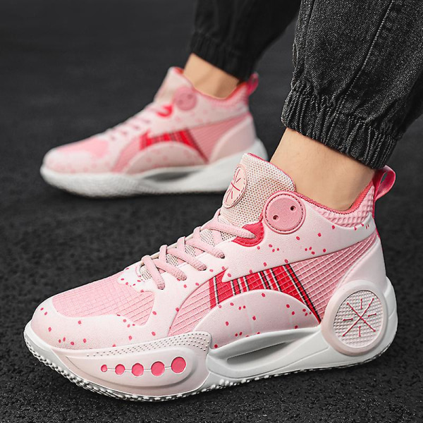 Dambasketskor Mode Halkfria sneakers Sportskor som andas 2J6960 Pink 41