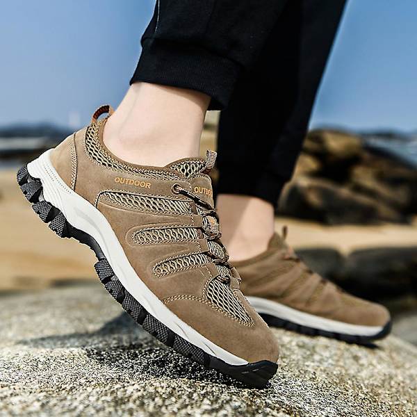 Herrsneakers Andas löparskor Sportskor 3B815 Khaki 41