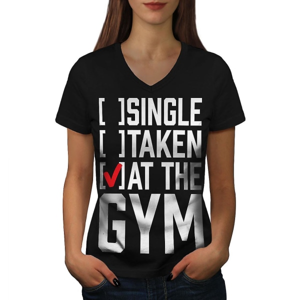 Single Taken Gym Women T-shirt 3XL