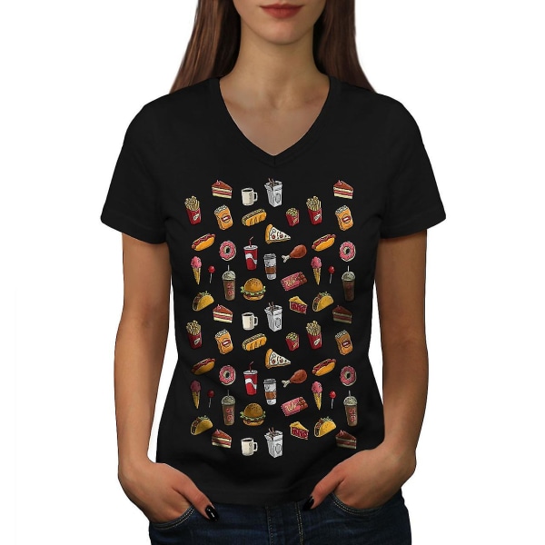 Snack Collection Art Women T-shirt XXL
