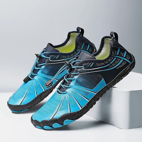 Vattenskor för män Quick-Dry Aqua Yoga Skor Barefoot Beach Sport Skor Yj6261 Blue 41
