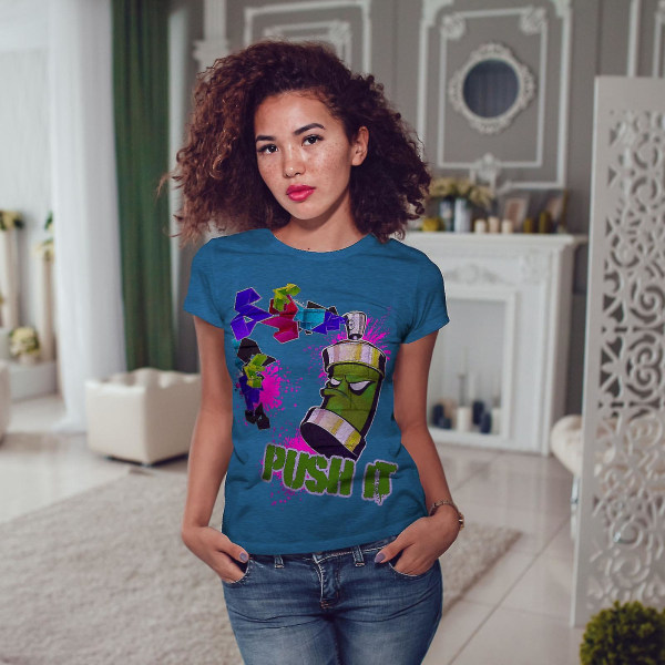 Graffiti Paint Can Kunglig T-shirt för kvinnor XXL