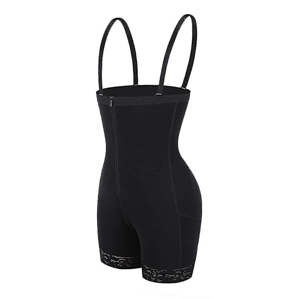 High Compression Waist Trainer Full Body Shaper Underbyst Slimming Slida Korsett Gördel Butt Lifter Body Kvinnor Colombianas,svart L