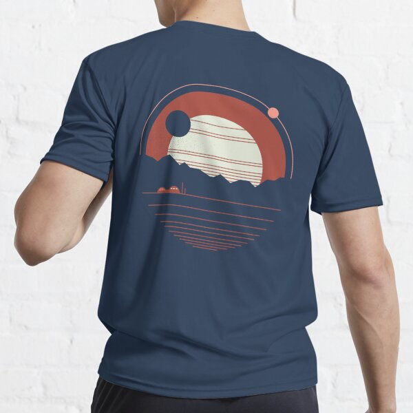 Solitude Active T-shirt Navy M_Back