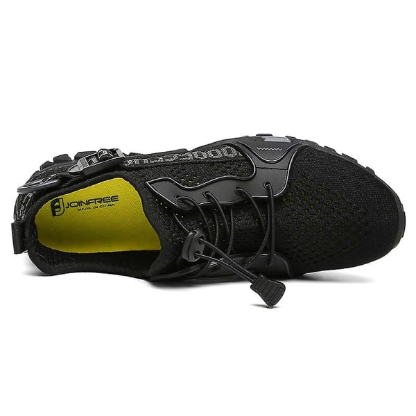 Herr andningsbara vattenskor Klättervandringsskor Outdoor Beach Simning Shoes 8220 Black 39