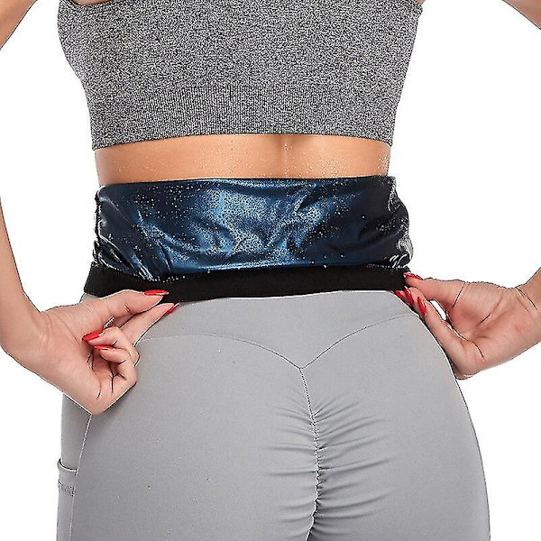 Dam Neoprenfri Waist trainer Korsett Topp Svetttrimmer Bälte Slimming Slida Viktminskning Svett Bastu Effekt Body Shaper 2021,silver S to M