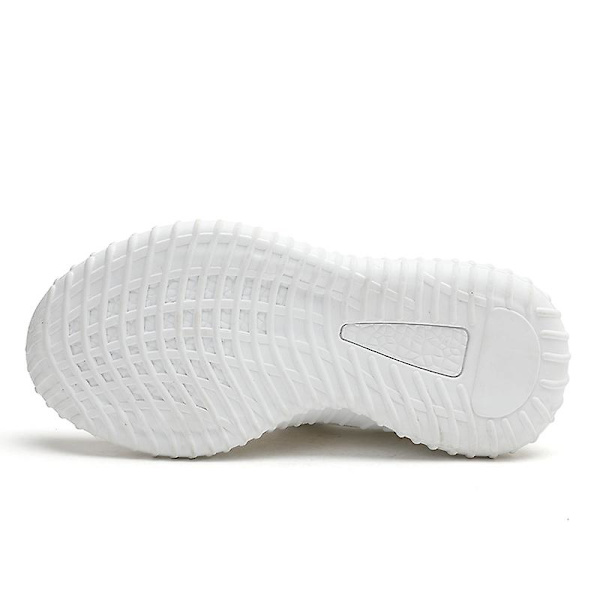 Barn Sneakers Andas löparskor Mode Pojkar Flickor Sportskor 3A806 White 34