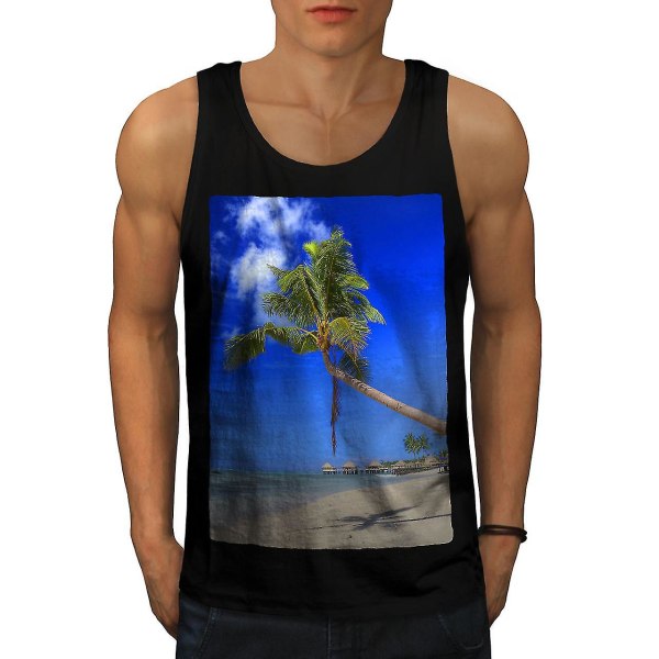 Beach Holiday Sun Nature Men Linne 3XL