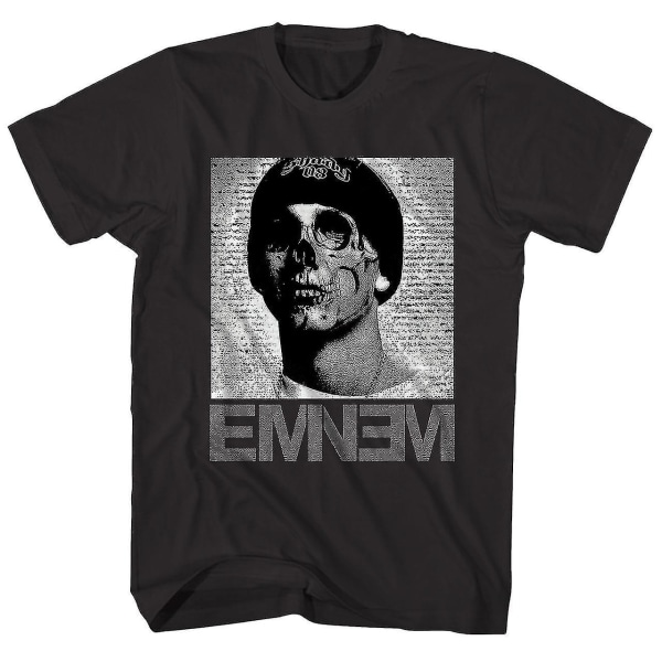 Eminem T Shirt Skuggig skalle Eminem Shirt S