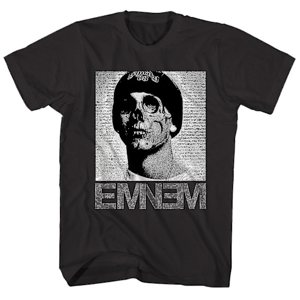 Eminem T Shirt Skuggig skalle Eminem Shirt XL