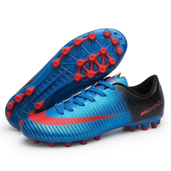 Fotbollsskor för damer Spikes Fotbollsskor för ungdomar Stövlar Athletic Sneaker 3C32725 Blue 37