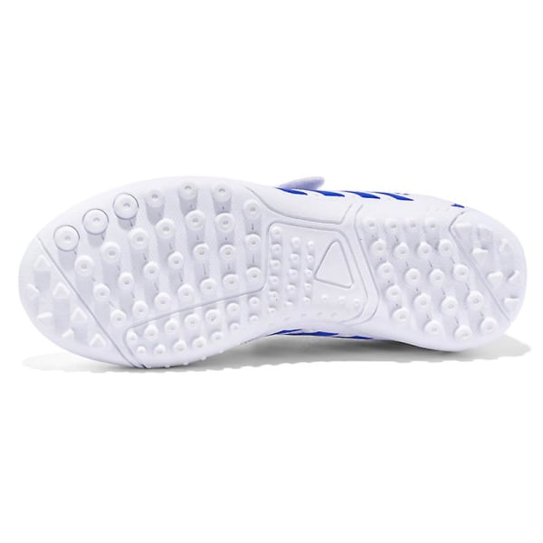 Fotbollsskor för barn Utomhussport Spikes Träning Fotbollsskor Sport Sneakers 167 White 31