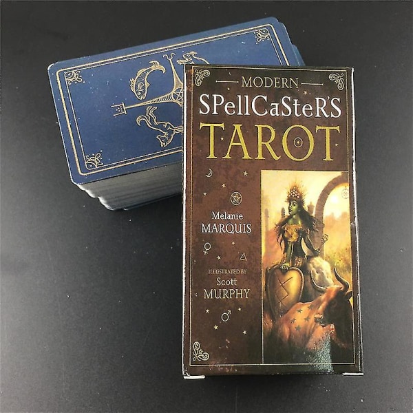 Moderna tarot tarotkort kortlek Brädspel engelska för familjen presentfest Spelkortspel underhållning78st Tt04