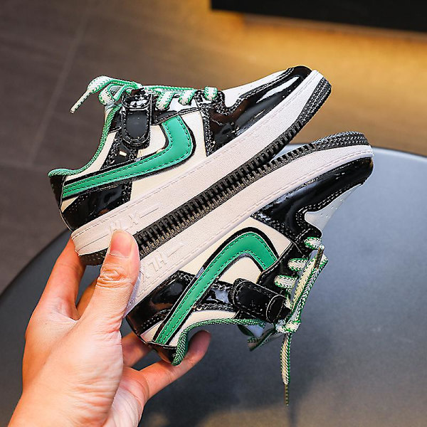 Sneakers för barn Mode Löparskor Flickor Sportskor som andas Yj435 Green 37