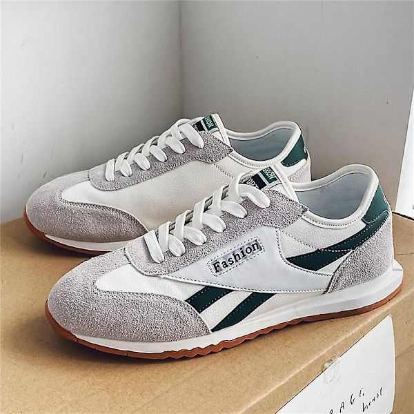 Casual för män Mode tyska träningsskor 1Gn582 Green 41