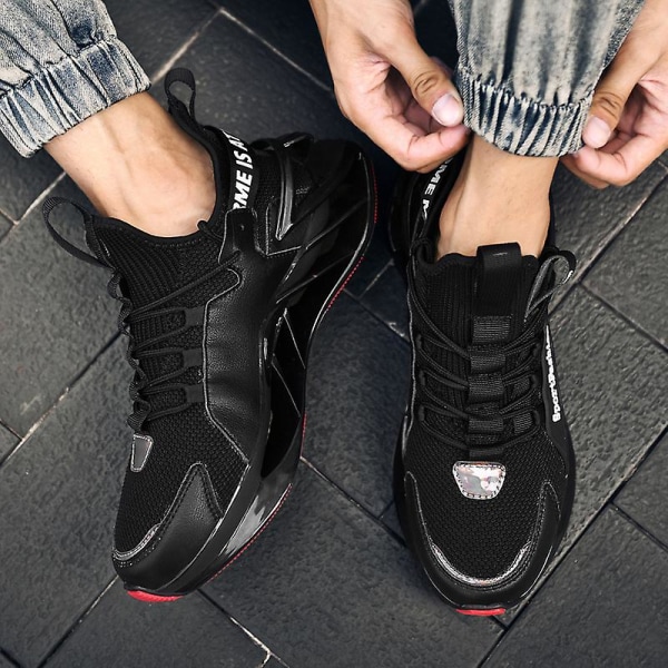 Herrsportskor Blade löparskor Halkfria Sneakers Fr18229 Black 46