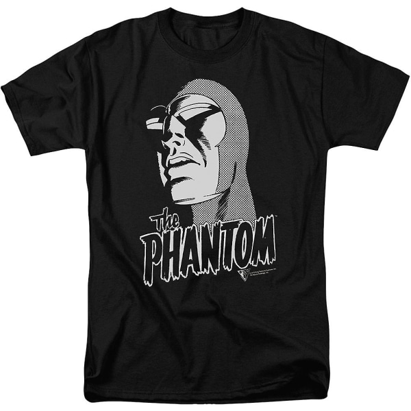 Svart och vit The Phantom T-shirt XXXL