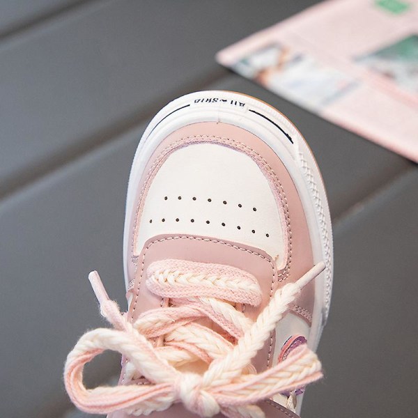 Sneakers för barn Andas Pojkar Flickor Skateboard Skor Löparskor 03 Pink 35