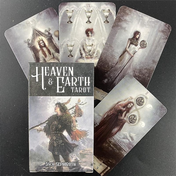 Heaven Earth Tarot Cards With Pdf Guidebook English Version Tarot Cards Däck Brädspel för personligt bruk 78st78st Tt22