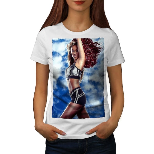 Cheerleader Erotisk Sexig T-shirt för kvinnor 3XL