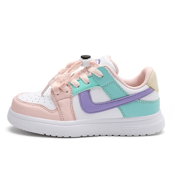 Sneakers för barn Mode löparskor Barn Sportskor som andas Yj579 PinkPurple 29