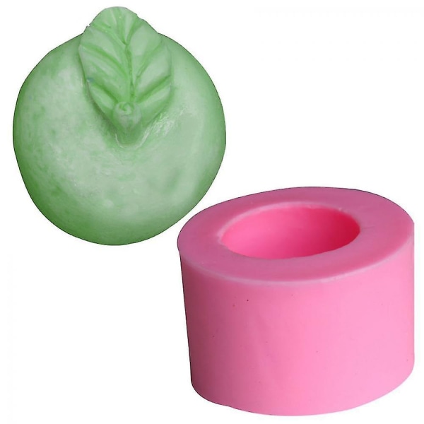 3d stor äppelmousse form