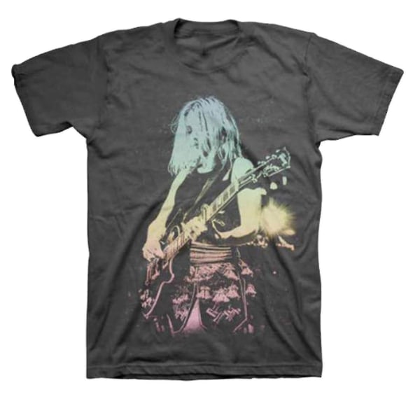 Ellie Goulding Rainbow Guitar T-shirt L