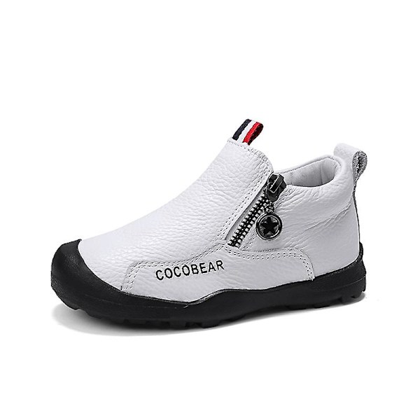 Barnskor Halkfria casual Dämpande Mjuka Pojkar Flickor Sneakers 77202 White 34