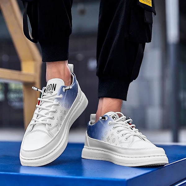 Casual för män Mode Platta skor Frd73 Blue 41