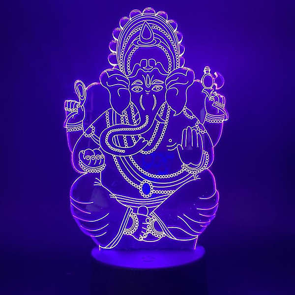 Christian Bible 3d Led Nattljus Sovrumsbordslampa Färg ändras