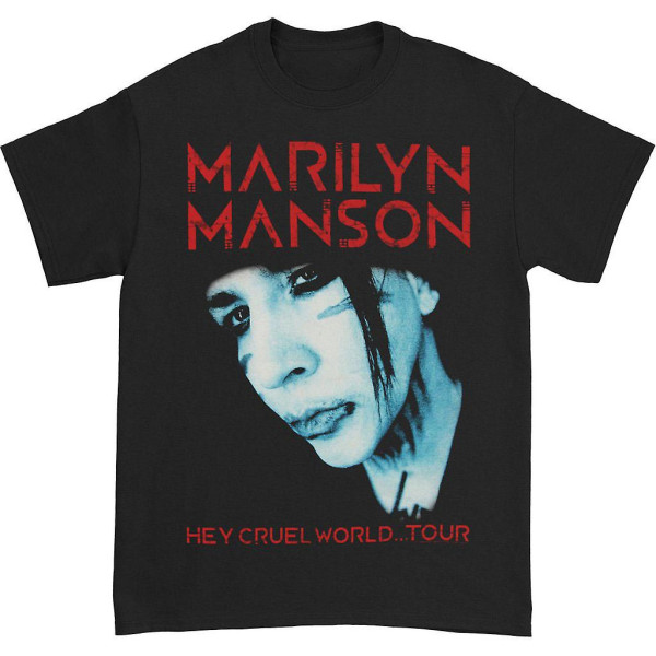 Marilyn Manson Hej Cruel World T-shirt L