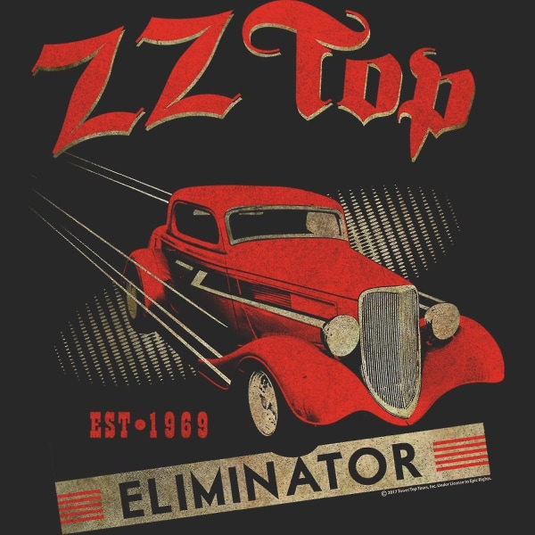 Zz Top Rock Band Music Group Eliminator Album Est 1969 Vuxen T-shirt Tee XL