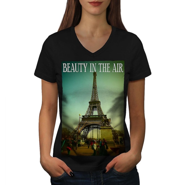 Love Urban Photo Paris T-shirt för kvinnor S