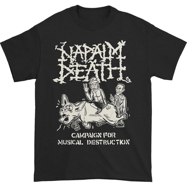 Napalm Death Campaign For Musical Destruction T-shirt L