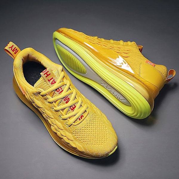 Herrsneakers Air Sports löparskor 2C6857 Yellow 42