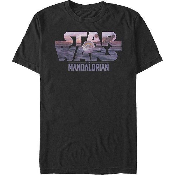 Logotyp och barn Star Wars Den Mandalorian T-shirt XL