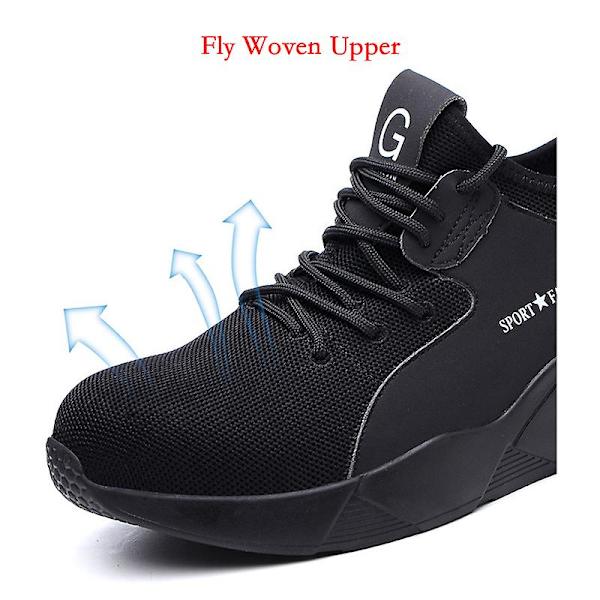 Lätta, punkteringsbeständiga arbetsskor för män Sneakers 3C502 39