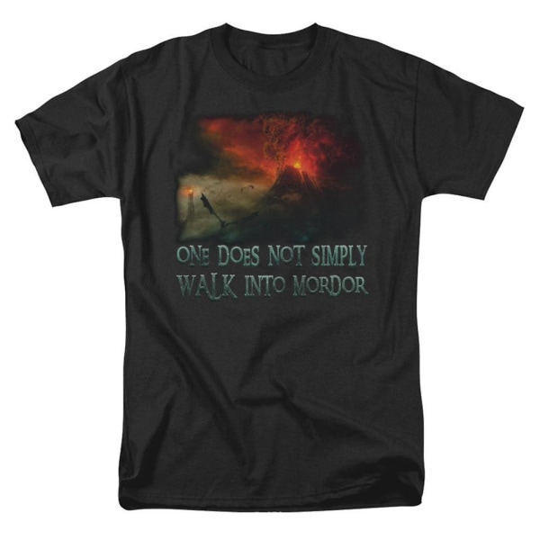 Sagan om ringen går i Mordor T-shirt XXL