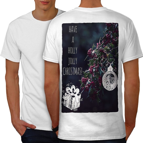 Holly Jolly Men T-shirt tillbaka S