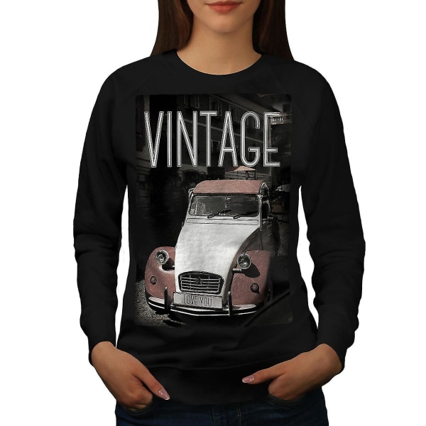 Old Car Love You Women Sweatshirt XL