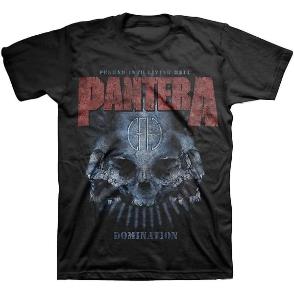 Planet Caravan Pantera - Domination Distressed T-shirt Storlek Xl Svart XXL