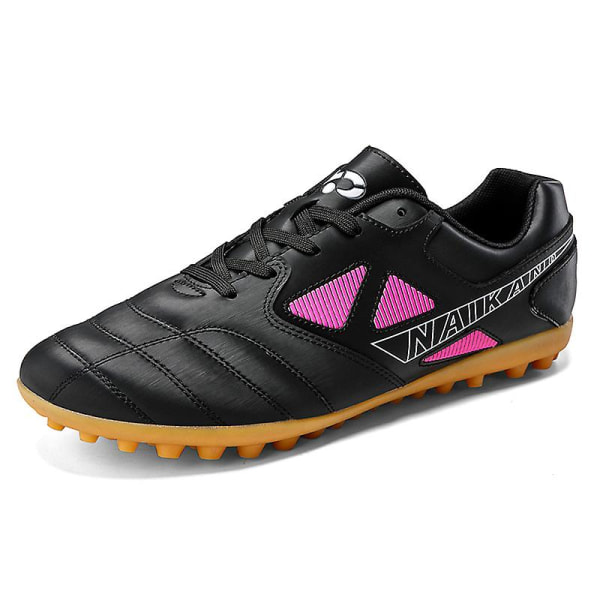 Fotbollsskor för män Halkfria fotbollsskor Klossar Gräs Fotbollssneakers 3C22028 Black 43