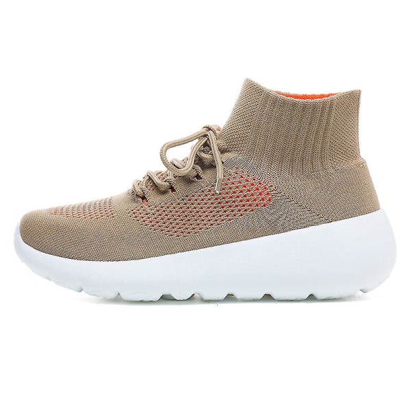 Herrsneakers Löptennisskor Lättviktsventilerande Sport Athletic 3C0810 Khaki 36