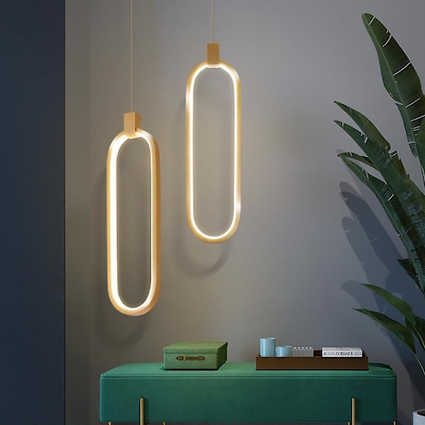 Enkel sovrum sänglampa Vardagsrum Konst Lampa Lång Strip Kreativ Personlighet Restaurang Bar