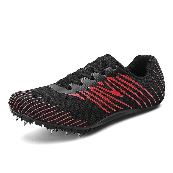 Friidrottsskor för män Spikes Track Race Hoppande Sneakers Professionell löpning Nail Spikes Skor 3Ctj012 Black 38