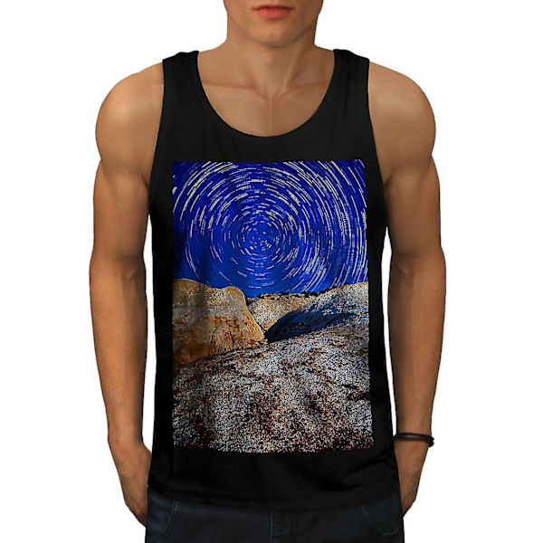 Spiral Star Wild Nature Men Blacktank Top XL