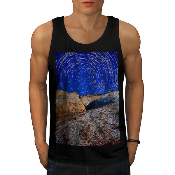 Spiral Star Wild Nature Men Blacktank Top XXL