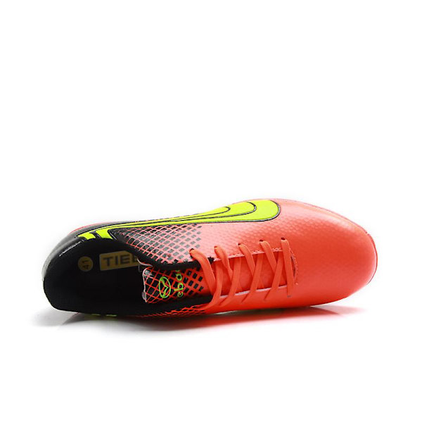 Fotbollsskor för män Spikes Fotbollsskor för ungdomar Stövlar Athletic Sneaker 3Cs76520 Orange 41